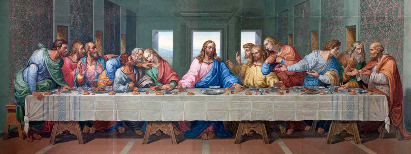 Картина последняя вечеря христа