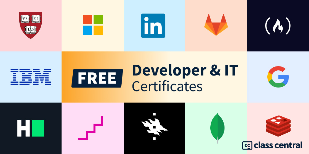 2023] Massive List of Thousands of Free Certificates and Badges — Class  Central