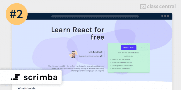 10 Best React Courses To Take In 2024 — Class Central